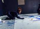 Adelaide Damoah live performance. UNFOLD Space. Image courtesy Jennifer Moyes